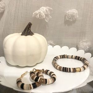 Professional bracelets and earrings (made by me)✨